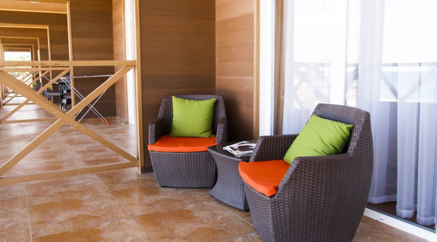 Standart 2-местный 1 комнатный корпус Deniz Resort с видом на сад